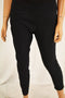 Style&Co Women Black Tummy Comfort Skinny Leggings Pant Petite PM