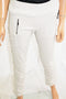 INC Concepts Women's Beige Pull-On Zip-Detail Casual Pant Petite 4P