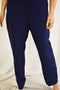 ECI Women's Blue Mid Rise Pull-On Straight-Leg Pants X-Large XL
