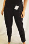 Style&Co Women's Black Pull-On Printed Slim Casual Pant L