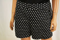 INC International Concepts Women's Black Dotted Casual Shorts 12