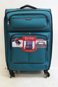 Ricardo Mar Vista 24" Spinner Expandable Upright Travel Suitcase Teal