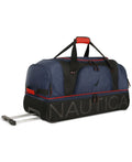 Nautica Westport 32" Rolling Duffel Wheeled Travel Bag Luggage Navy