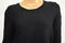 Alfani Women's Long Sleeve Black Buttoned Cuff Ribbed Swing Sweater M - evorr.com