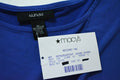 Alfani Women's Sleeveless Crew Neck Stretch Blue Hi-Low Tunic Blouse Top XL - evorr.com