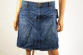 Tommy Hilfiger Women's Stretch Blue Medium Wash Pencil Denim Skirt 12 - evorr.com