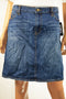 Tommy Hilfiger Women's Stretch Blue Medium Wash Pencil Denim Skirt 10 - evorr.com