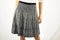Anne Klein Women's Black Printed Striped Pull-On A-Line Knit Sweater Skirt L - evorr.com