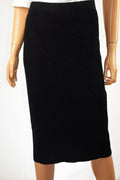 Alfani Women's Black Pull-On Straight Pencil Knit Sweater Skirt L - evorr.com