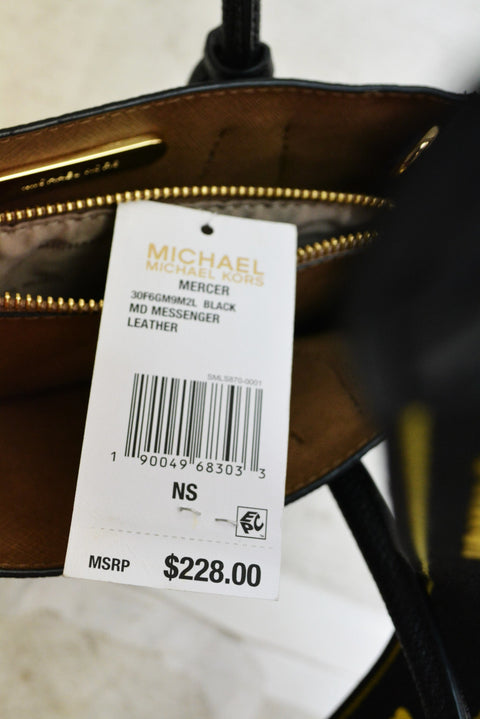 MICHAEL Michael Kors Mercer Medium Bonded-Leather Crossbody