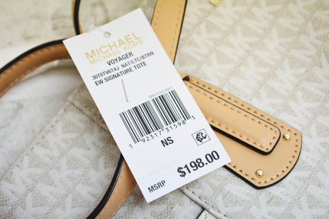 MICHAEL Michael Kors Jet Set Travel Logo Tote Bag Large