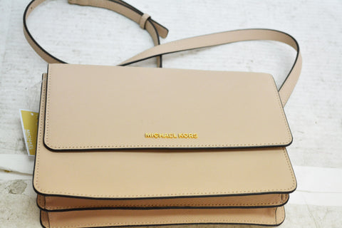 Michael Kors Women's Large Daniela Leather Crossbody Bag