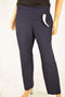 Charter Club Women Blue Tummy-Control Cambridge Slim Dress Pant 14 S