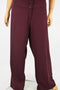 Style Co Women's Stretch Red Mid Rise Wide-Leg Dress Pants 16