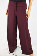 Style Co Women's Stretch Red Mid Rise Wide-Leg Dress Pants 16