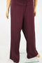 Style Co Women's Stretch Red Mid Rise Wide-Leg Dress Pants 16