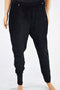 Style&Co Women Black Mid Rise Knit Corduroy Legging Pants Plus 0X