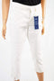 Charter Club Women White Embroidered Bristol Capri Cropped Jeans 4
