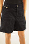 Style&Co Women's Stretch Black Zippered-Pocket Bermuda Shorts 18