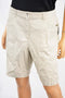 Karen Scott Women's Stretch Gray Mid Rise Tie-Hem Bermuda Shorts  14