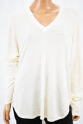 Lauren Ralph Lauren Long Sleeve Women Ivory Sweater Top X-Large XL