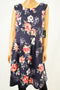 Jessica Howard Women's Blue Floral Printed Fit And Flare Dress Plus 24W