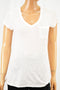 Maison Jules Women's Cotton White Pocketed Blouse Top Small S