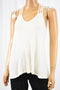 American Rag Cie Women's Ivory Crochet trim Tank Blouse Top X-large XL