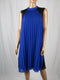 $99 New Thalia Sodi Women's Blue A-Line Pleated Lace Shift Tunic Dress Size XL - evorr.com