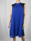 $99 New Thalia Sodi Women's Blue A-Line Pleated Lace Shift Tunic Dress Size XL - evorr.com