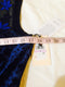 $169 New Ivanka Trump Women's Velvet Illusion Blue Embroidered Dress Size 6 - evorr.com
