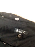 $99 New SL Fashions Women's Plus Size Tiered Polka-Dot Dress Black white 14W - evorr.com
