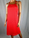 $89 New Nine West Women's Lace SunDress Orange Peach Straps Dress Size 16 - evorr.com