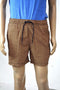 Nautica Men's Orange Quick Dry Basketweave Pull-On Drawstring Swim Shorts S