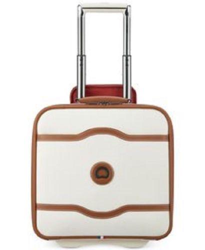 $360 Delsey Chatelet Plus Wheeled Under-Seat Bag Suitcase Carry-on Bag Champagne