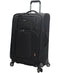 $380 New Pathfinder Presidential 25" Expandable Spinner Suitcase Luggage Black