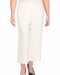 Rachel Roy Women's White Flat-Front Capri Cropped Culotte Pant Plus Size 20W